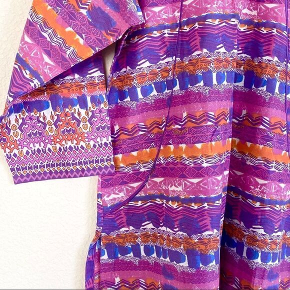 Vintage Biba Batik Print Tunic Top Sz 38 NWT - Picture 2 of 8